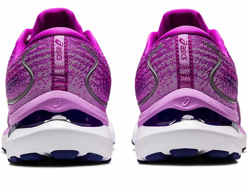 Asics women's gel cumulus 18 running shoes - aqua blue/lavender/blue top